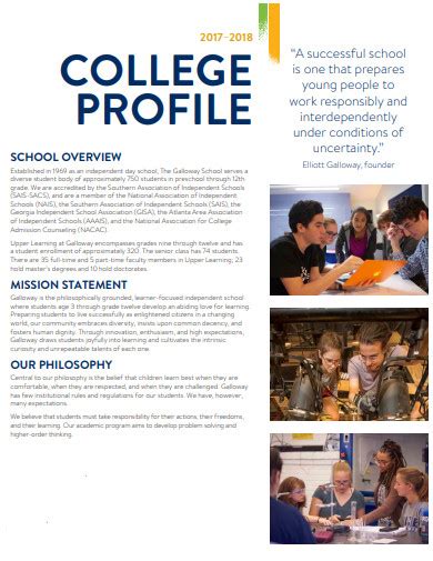 Institutional Profile .